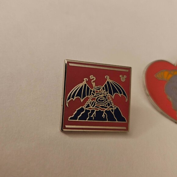 Disney Pin lot of two Figment Mater Hidden Mickey series 2010 2014 75148 99911 - Picture 2 of 7